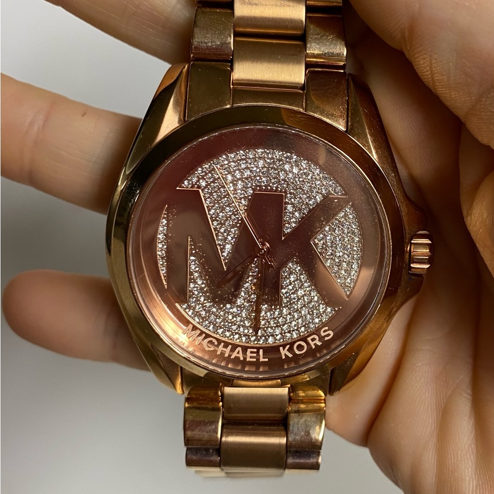 Michael Kors rose gold watch